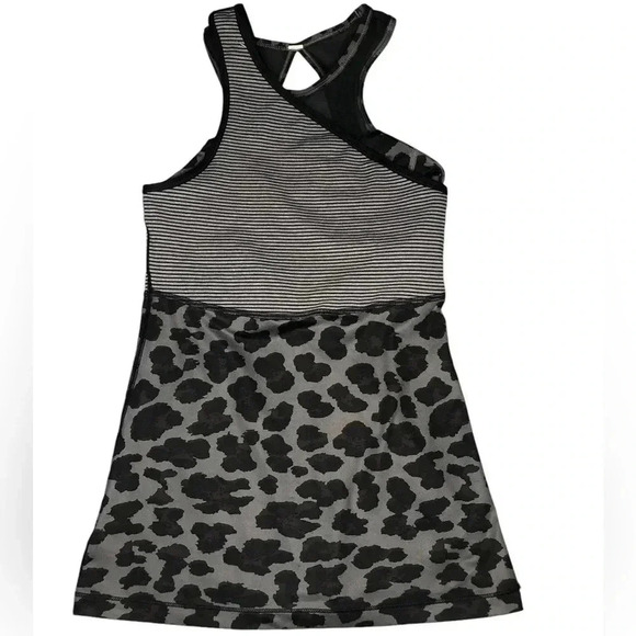 Lululemon Meshed Up 2in1 Leopard Print Active Bra & Tank - Picture 2 of 10